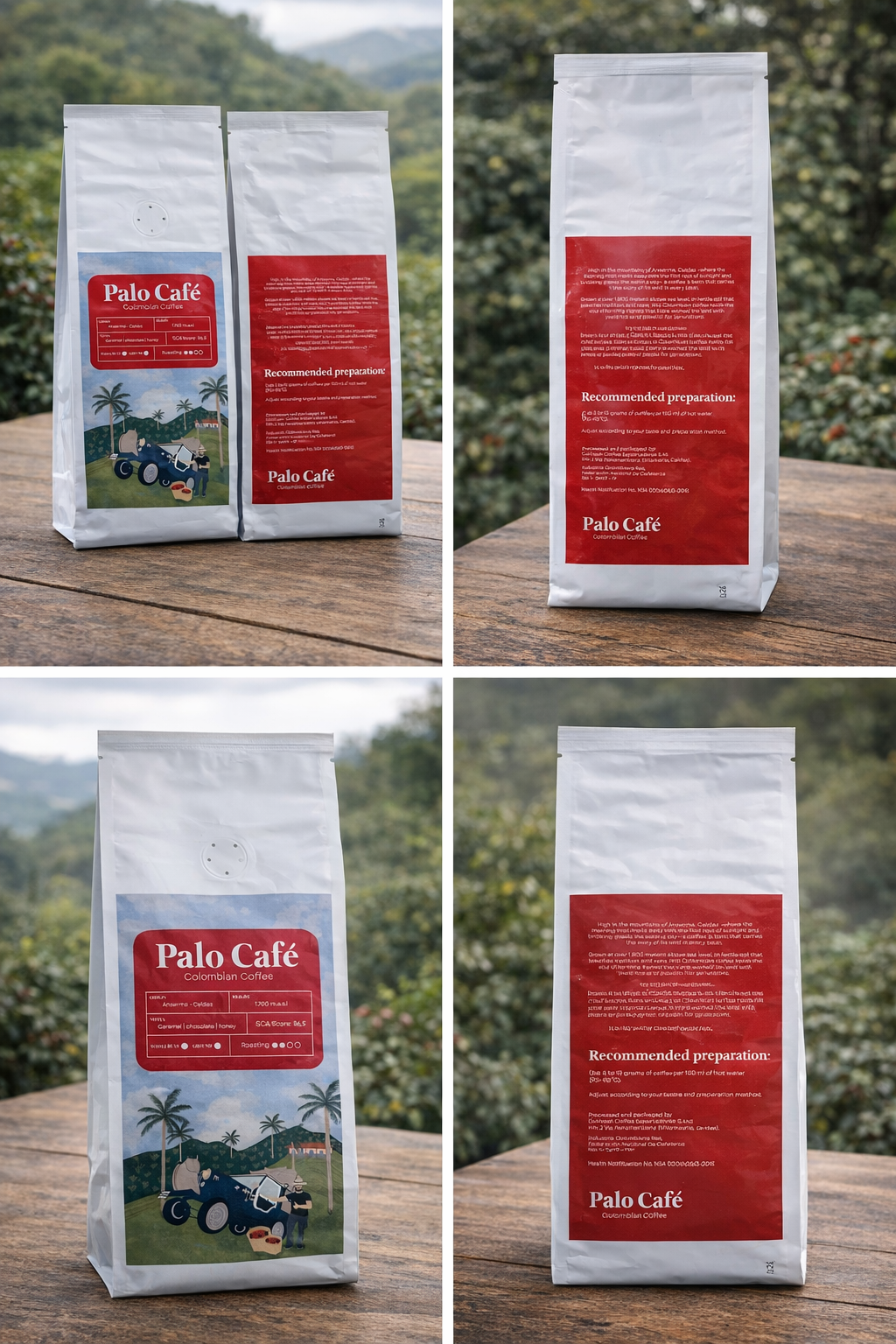 Palo Café Colombian Excelsior Coffee – Whole Bean or Ground (340g)